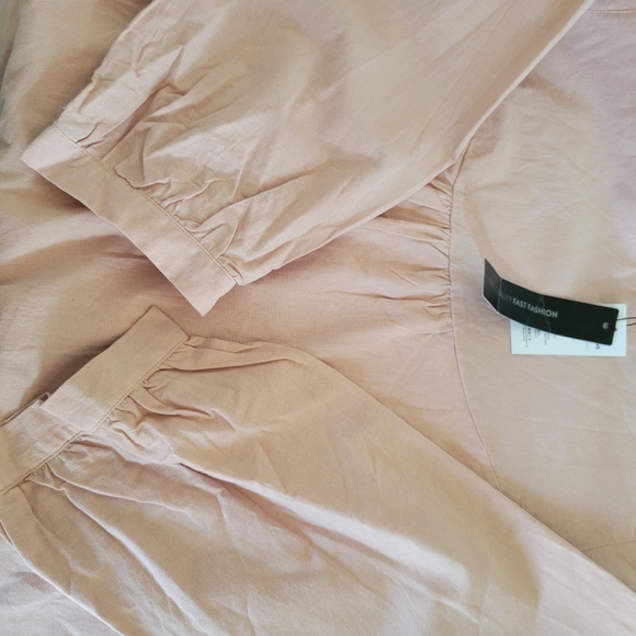 NWT Zanzea 4XL Pink Casual Top 100% Cotton - Picture 7 of 8